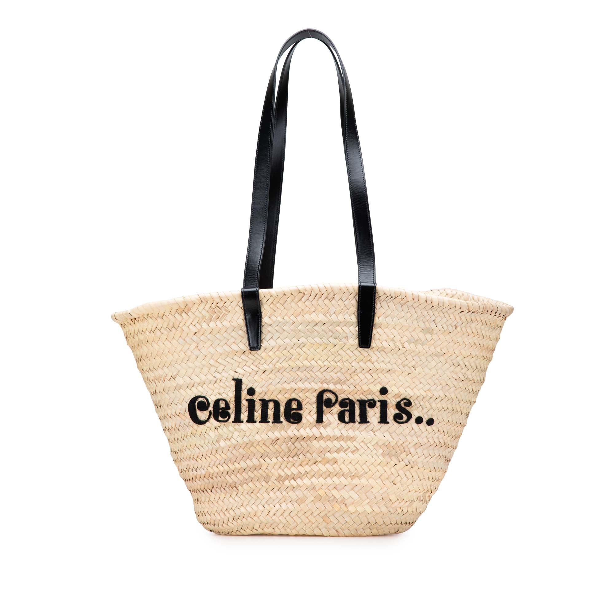 Raffia Classic Panier Tote - Image 1