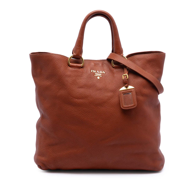 Vitello Daino Open Convertible Tote