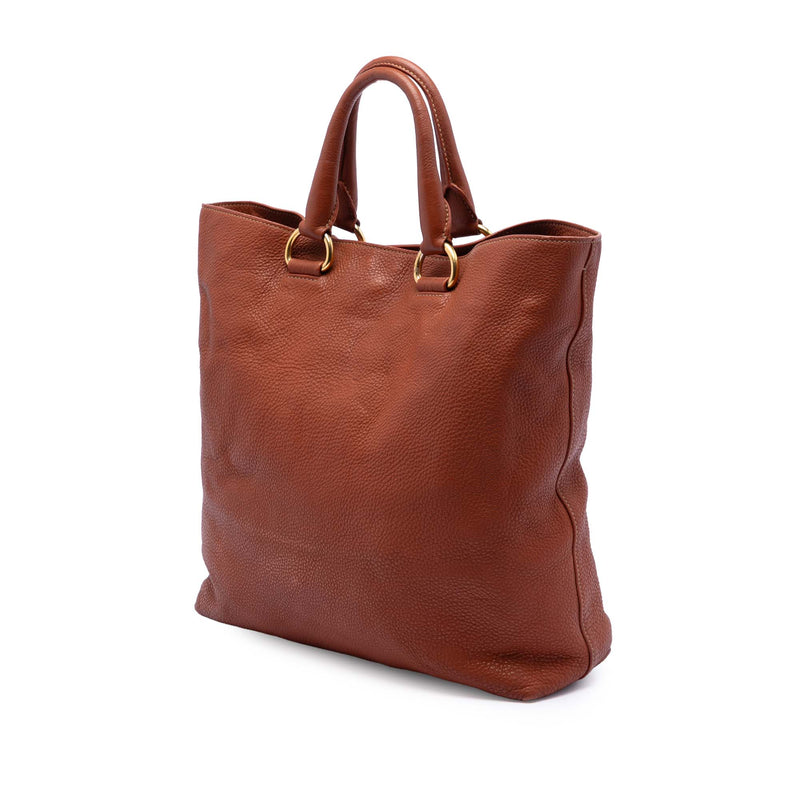Vitello Daino Open Convertible Tote - Image 2