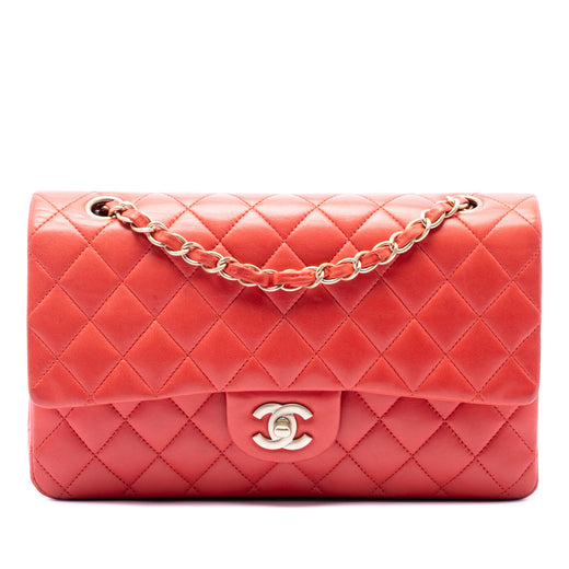 Medium Classic Lambskin Double Flap - Image 1