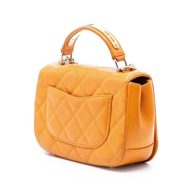 Mini Quilted Caviar Carry Around Flap - Image 2