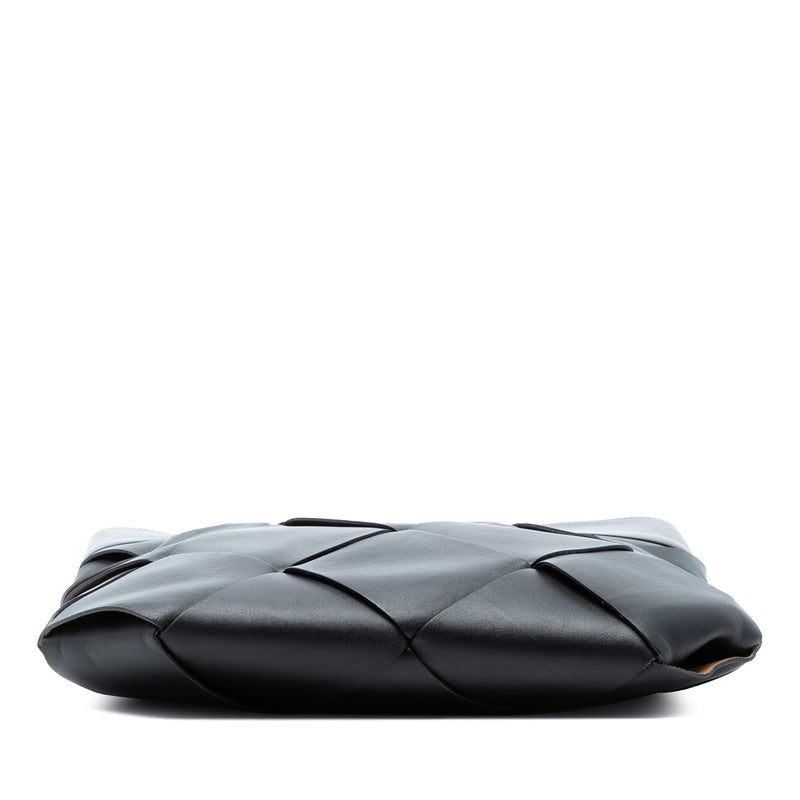 Small Leather Maxi Intrecciato Slip Tote - Image 3