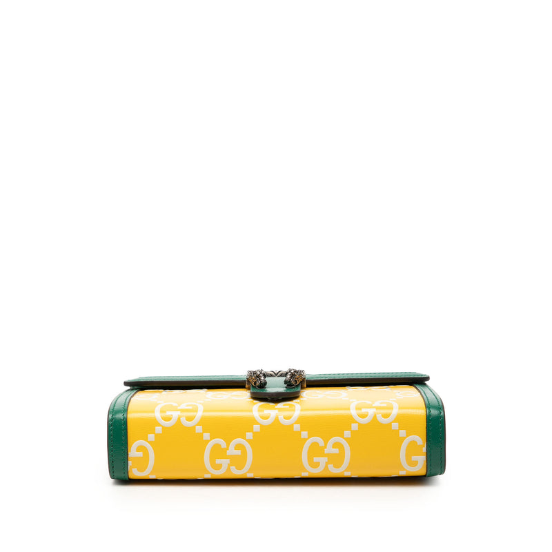 Bicolor GG Embossed Calfskin Dionysus Wallet on Chain - Image 3