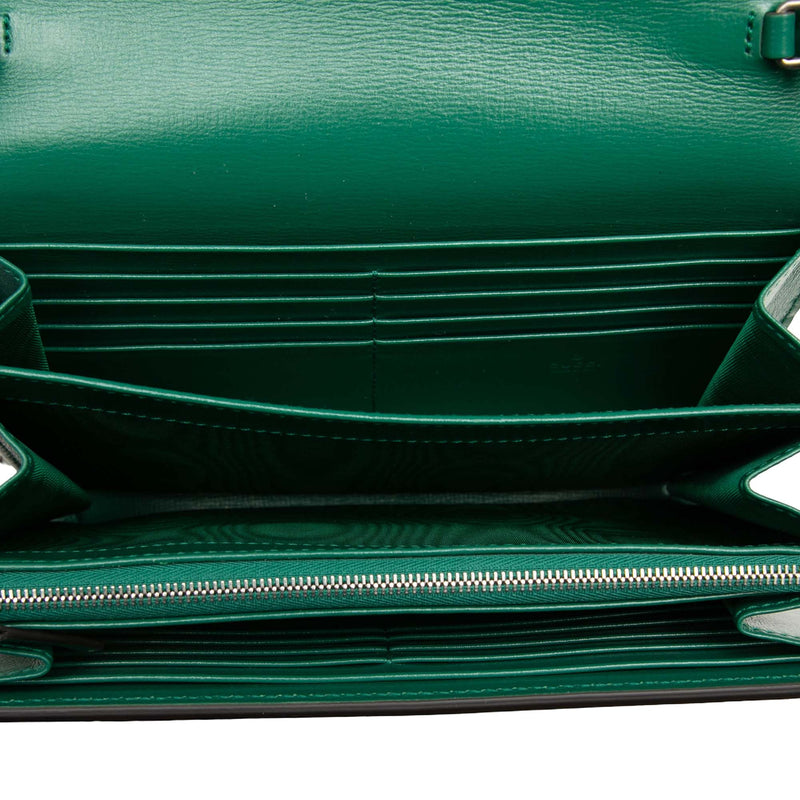 Bicolor GG Embossed Calfskin Dionysus Wallet on Chain - Image 4