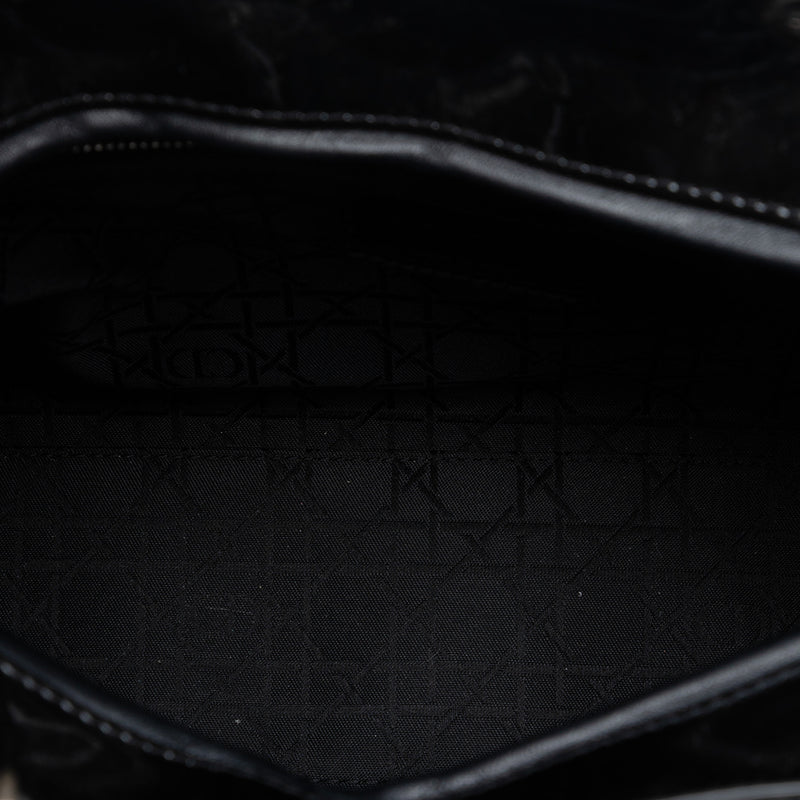 Large Patent Cannage Lady Dior - Image 4