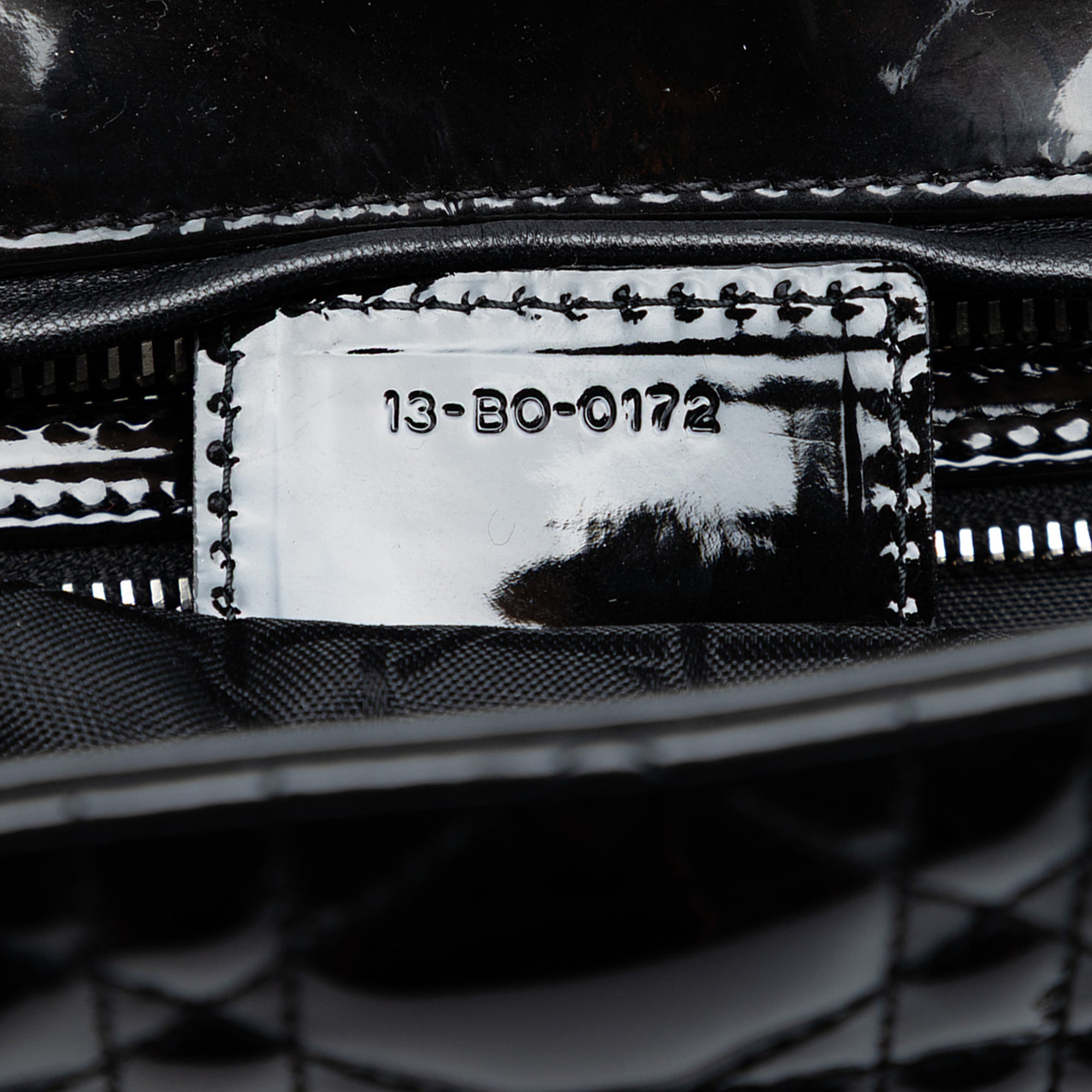 Large Patent Cannage Lady Dior - Image 6