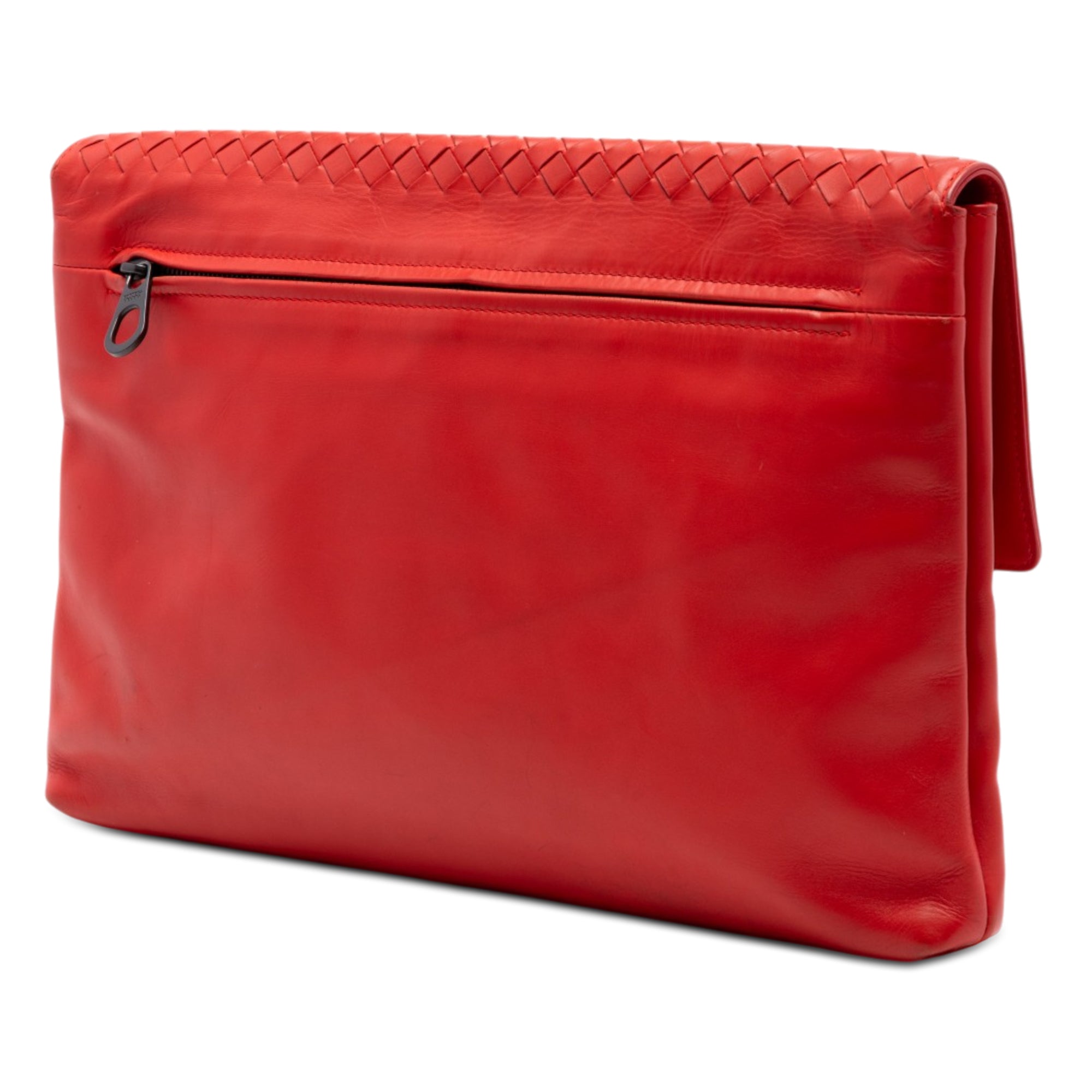 Nappa Intrecciato Portfolio Flap Clutch - Image 2