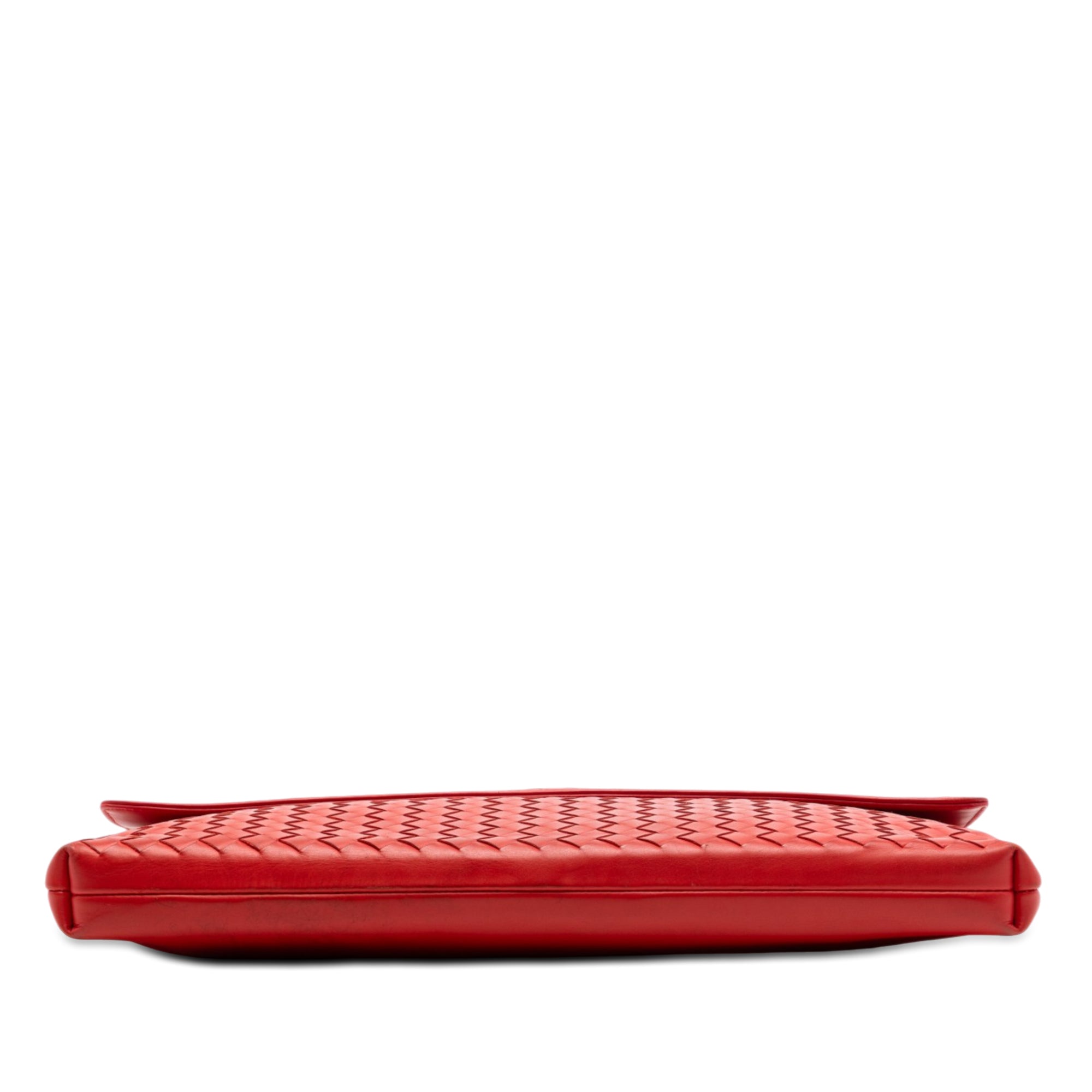 Nappa Intrecciato Portfolio Flap Clutch - Image 3