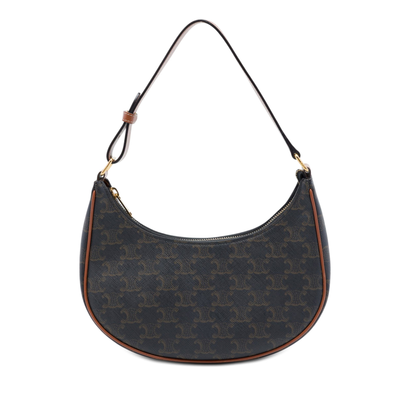 Medium Triomphe Coated Canvas Ava Shoulder Bag - Image 1