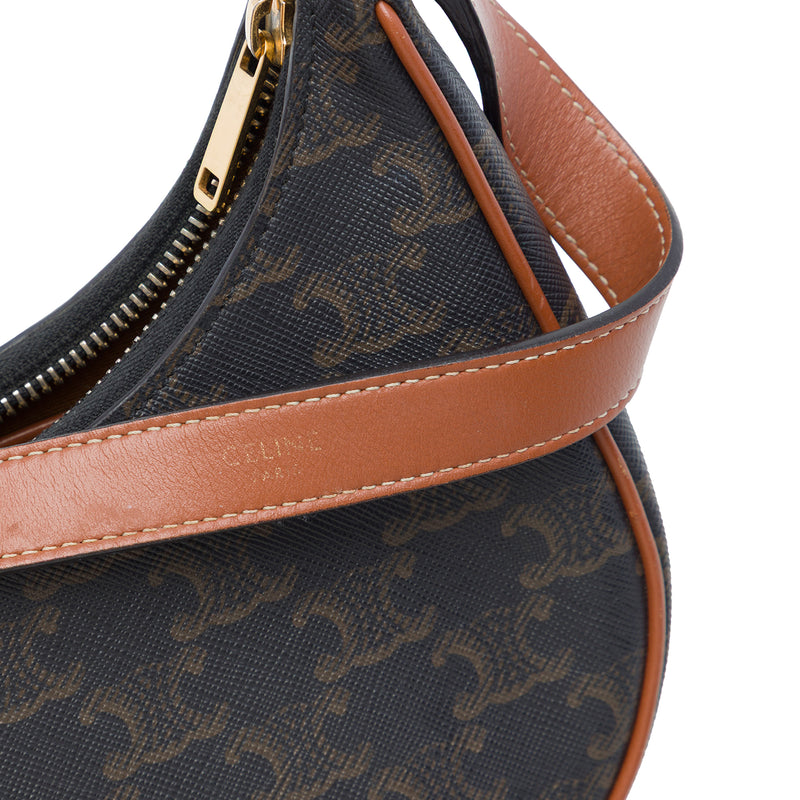 Medium Triomphe Coated Canvas Ava Shoulder Bag - Image 5