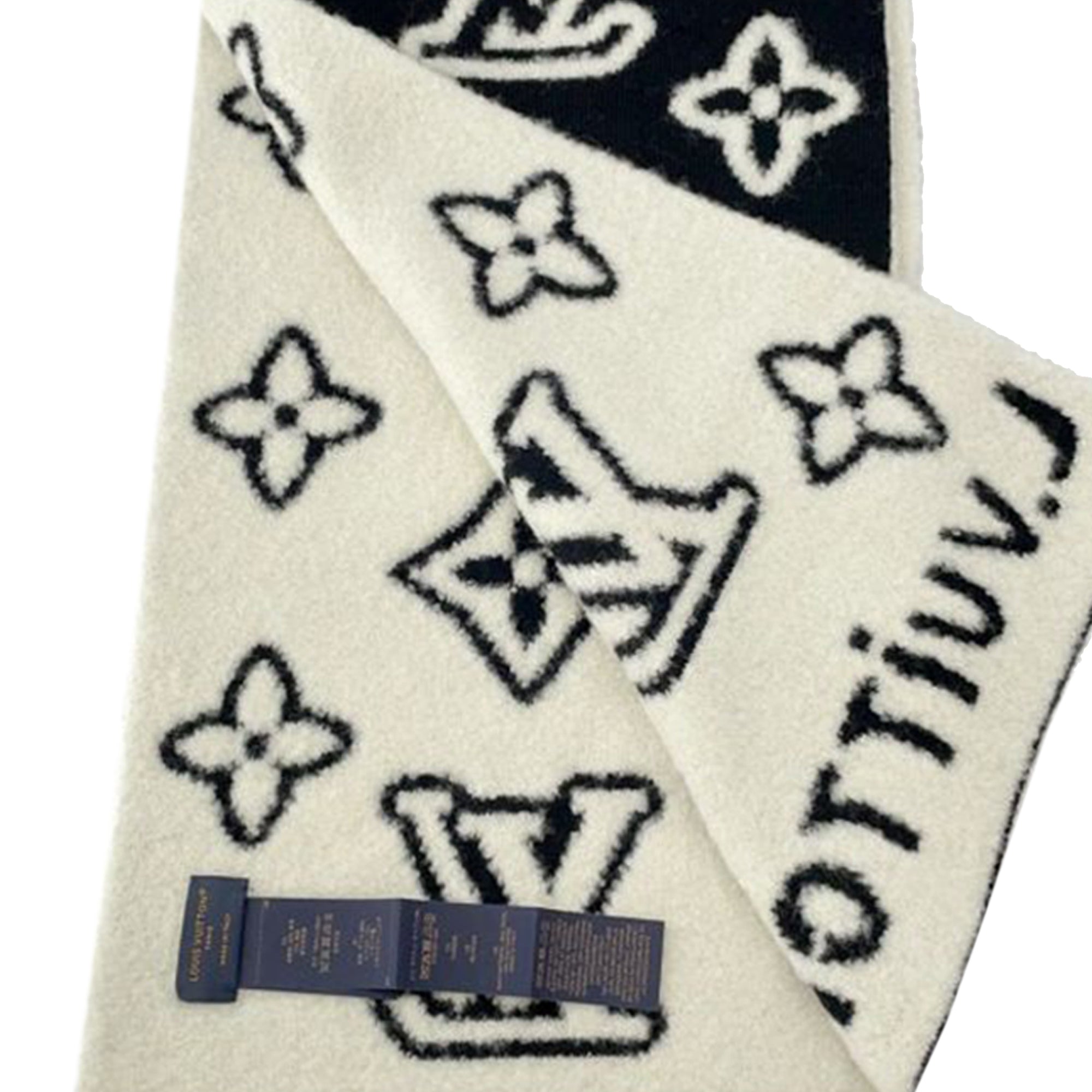 Monogram Hip Knitted Reversible Scarf - Image 2