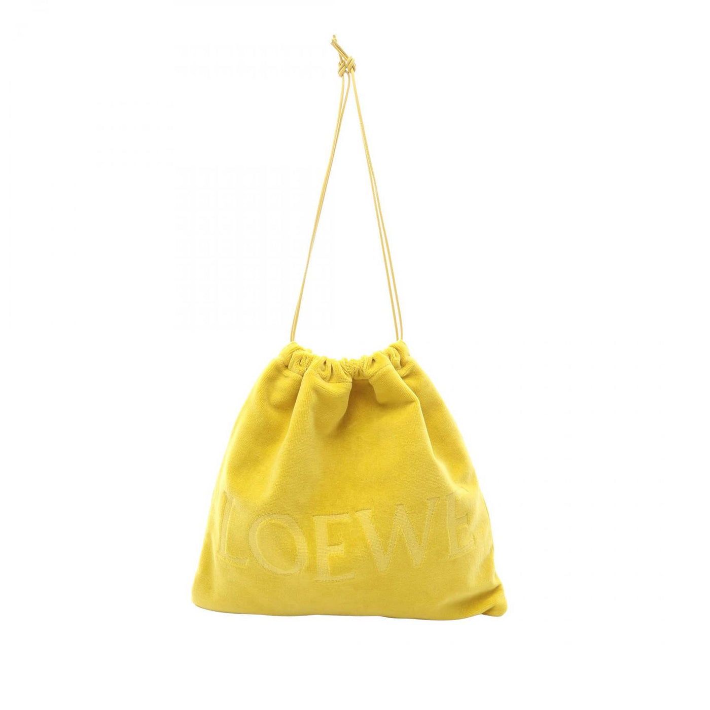 Paulas Ibiza Terry Cloth Drawstring Pouch - Image 1