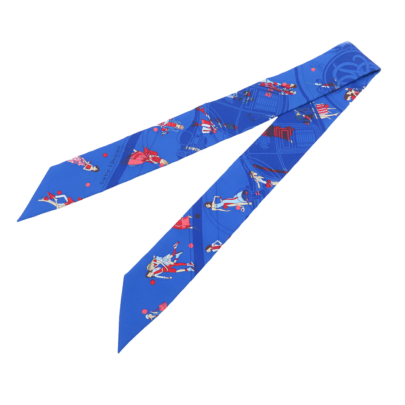 Ex Libris les Parisiennes Silk Twilly Scarf - Image 1