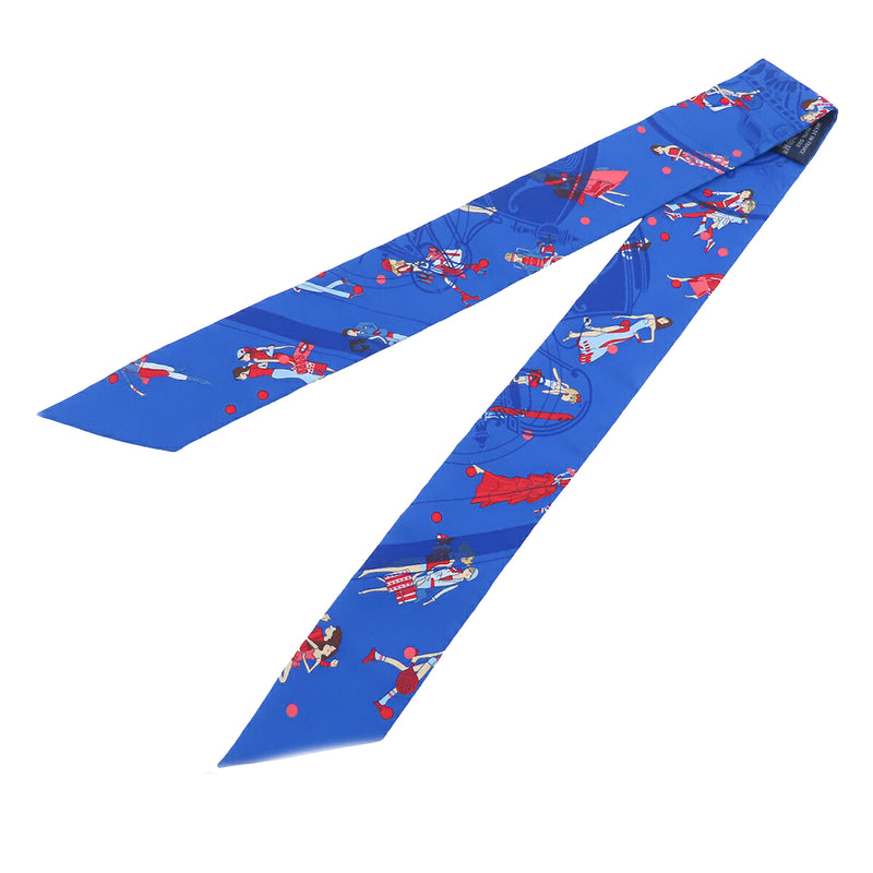 Ex Libris les Parisiennes Silk Twilly Scarf - Image 2