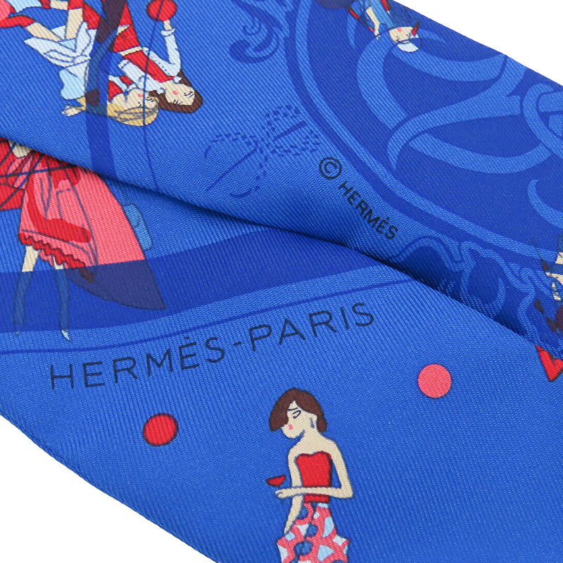Ex Libris les Parisiennes Silk Twilly Scarf - Image 5