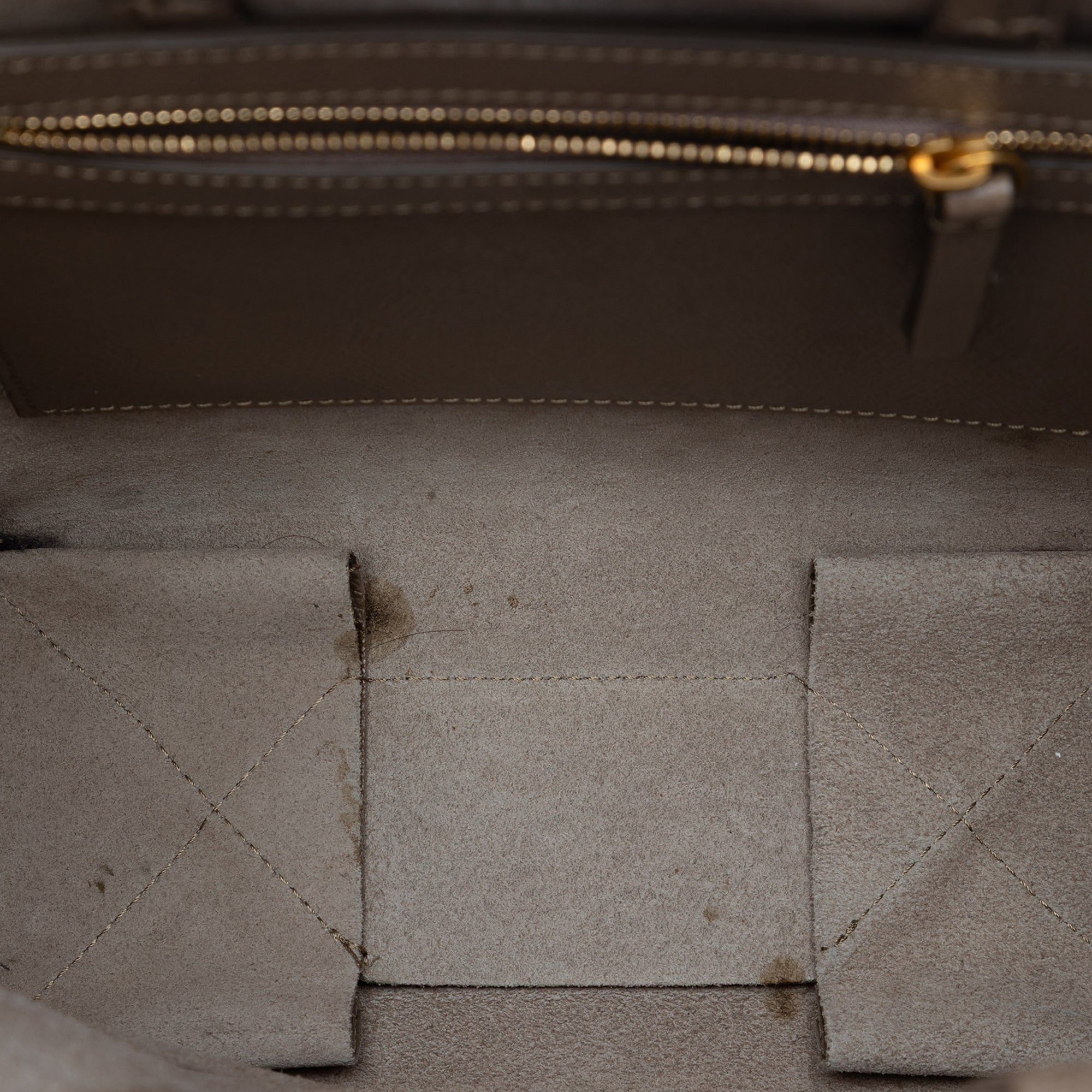 Small Grained Calfskin Vertical Cabas Satchel - Image 4