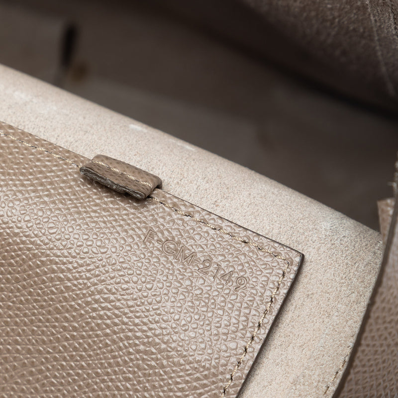 Small Grained Calfskin Vertical Cabas Satchel - Image 5