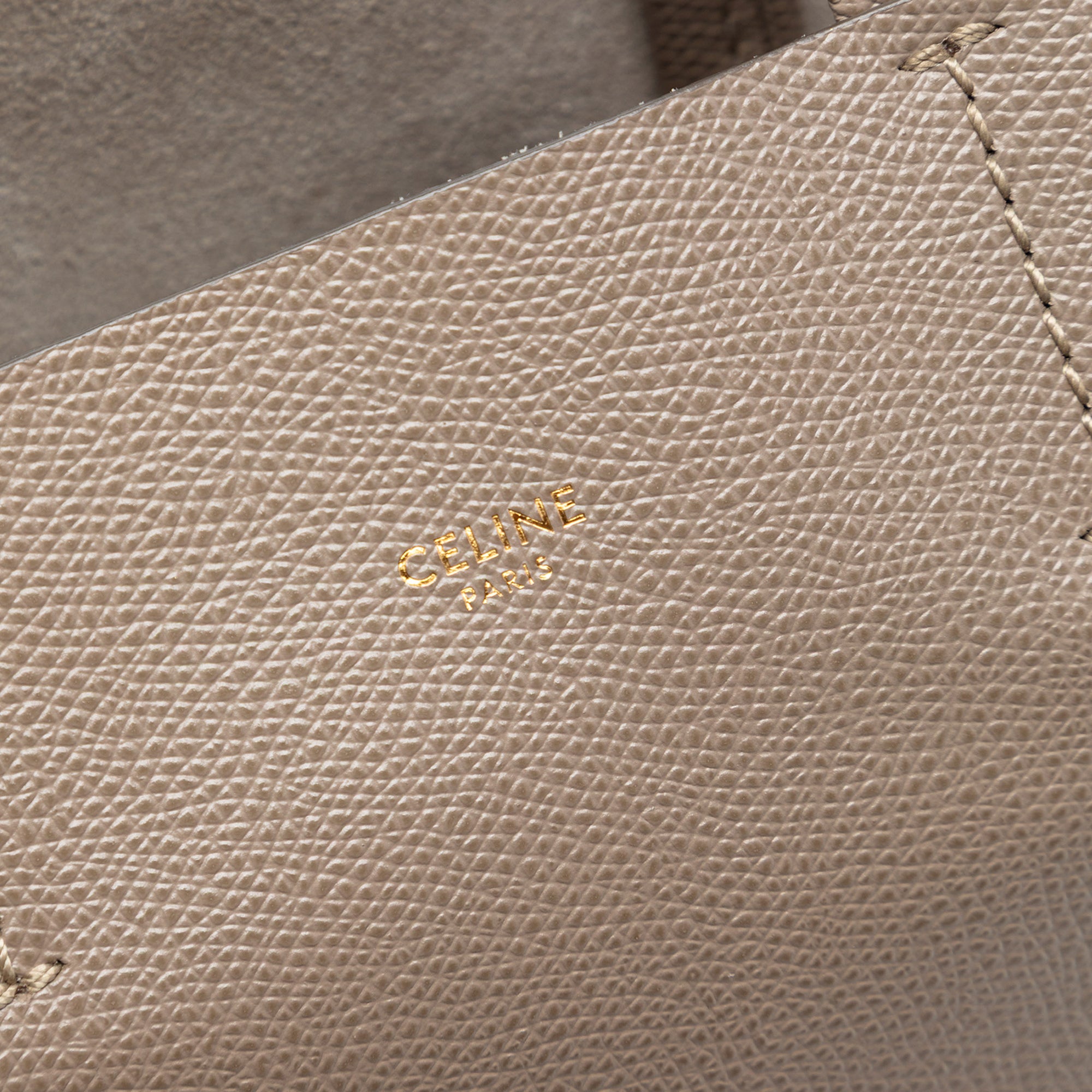 Small Grained Calfskin Vertical Cabas Satchel - Image 6