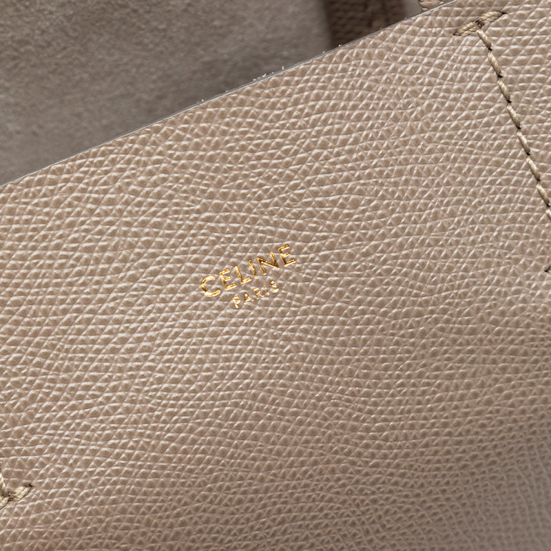 Small Grained Calfskin Vertical Cabas Satchel - Image 6
