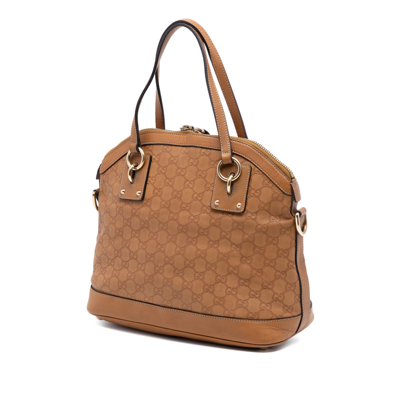 Medium Guccissima Charm Dome Satchel - Image 2