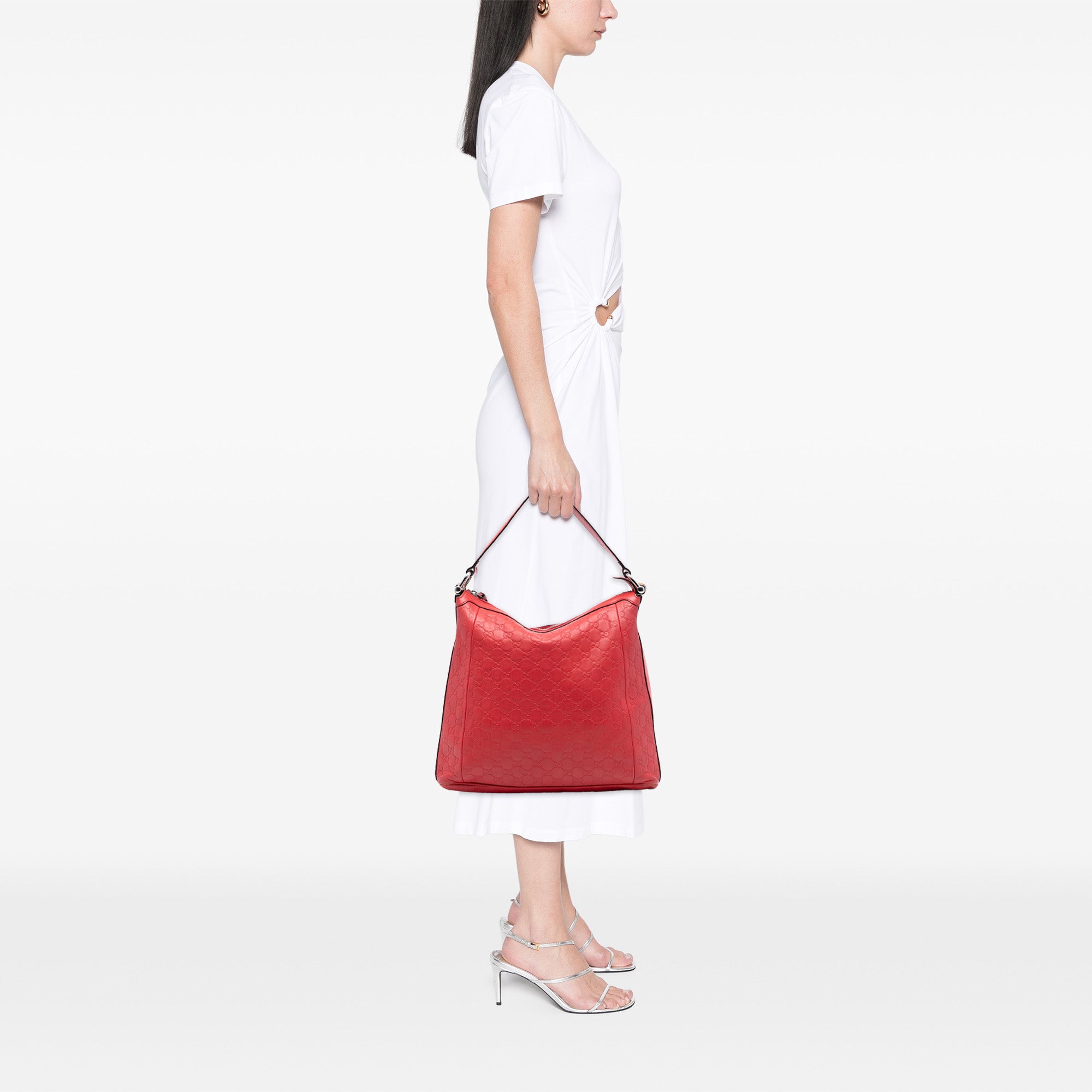 Guccissima Bamboo D Ring Hobo - Image 7