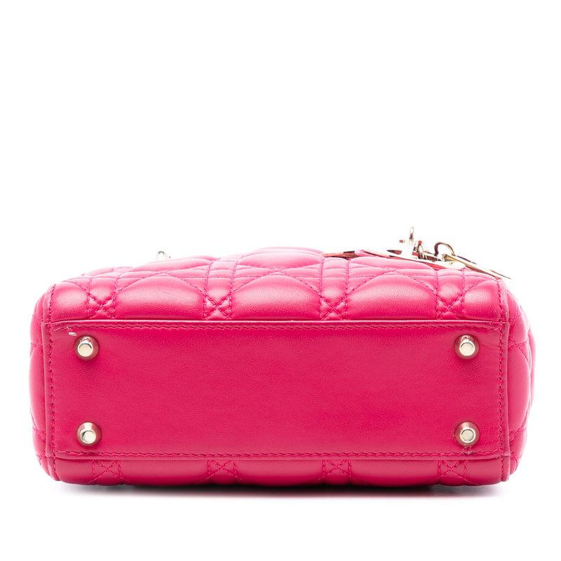 Mini Lambskin Cannage Lady Dior - Image 3
