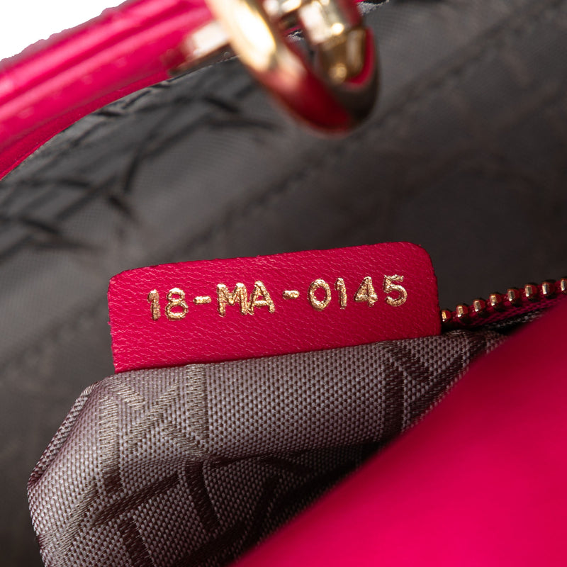 Mini Lambskin Cannage Lady Dior - Image 6