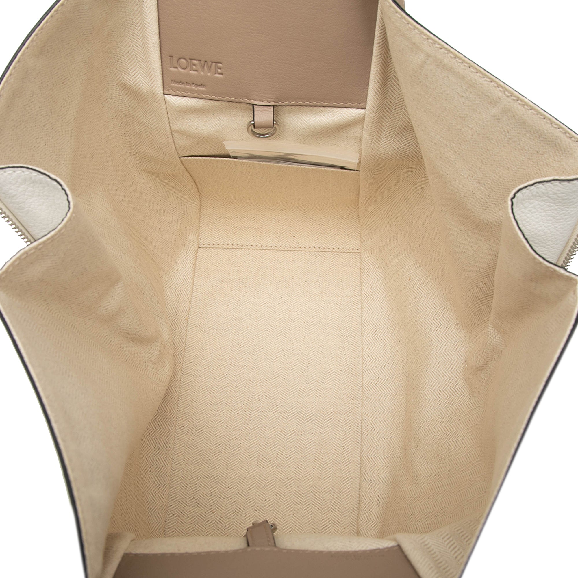 Small Tricolor Soft Grained Calfskin Hammock Bag - Image 4
