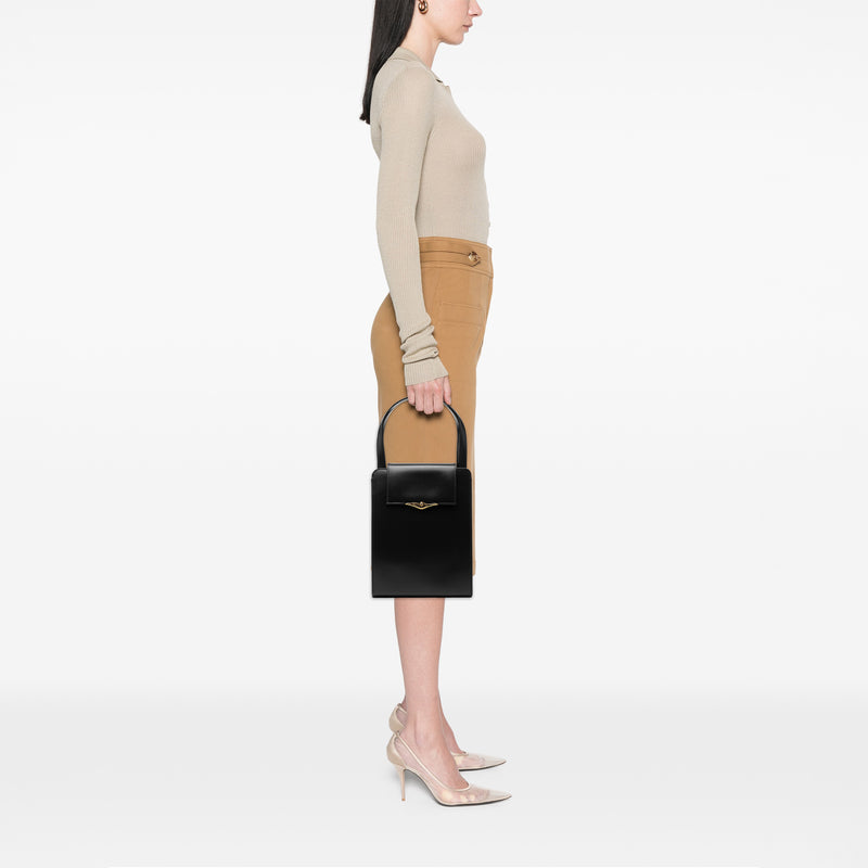 Leather Sapphire Line Handbag - Image 6