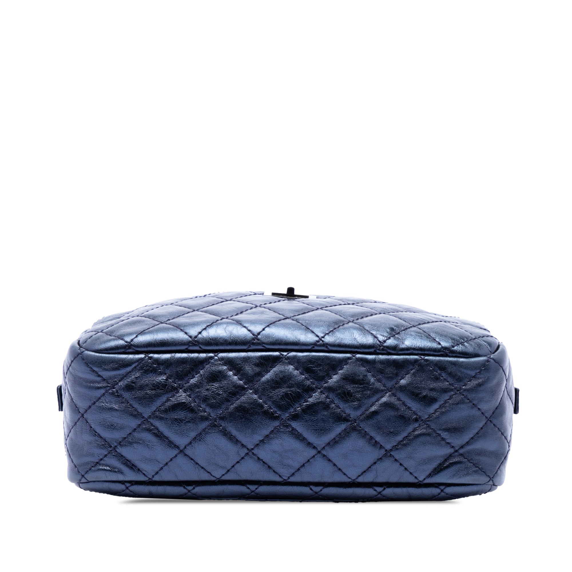 Medium Metallic Quilted Aged Calfskin Reissue Camera Bag - Image 3