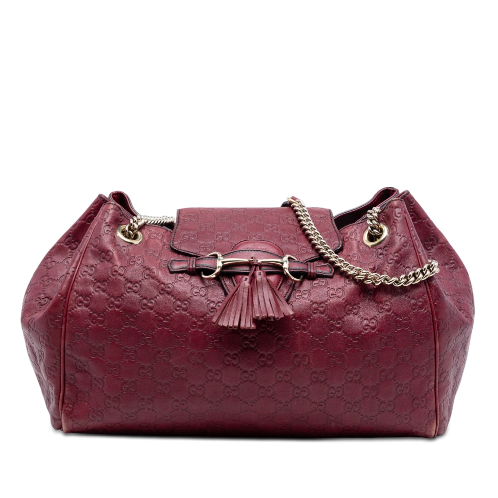 Large Guccissima Emily Chain Shoulder Bag - Image 1