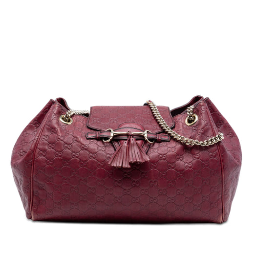 Large Guccissima Emily Chain Shoulder Bag - Image 1