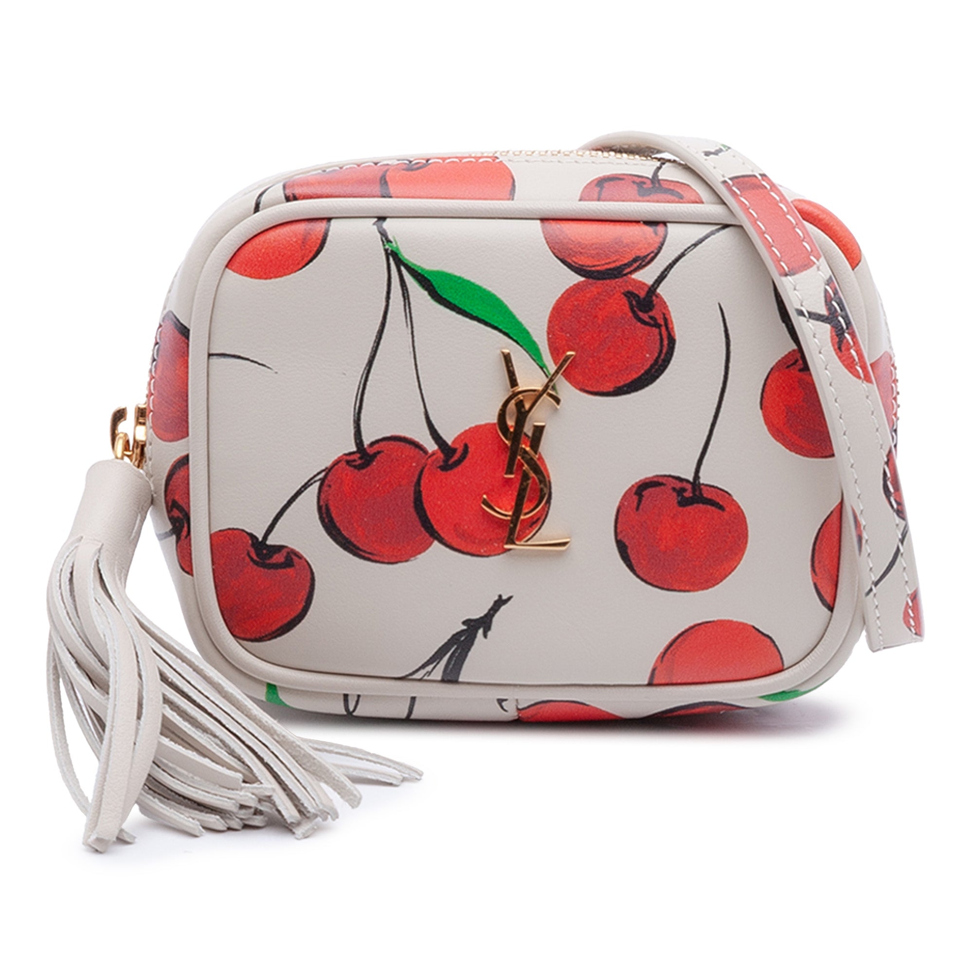 Baby Calfskin Monogram Cherry Printed Lou Camera Bag - Image 1