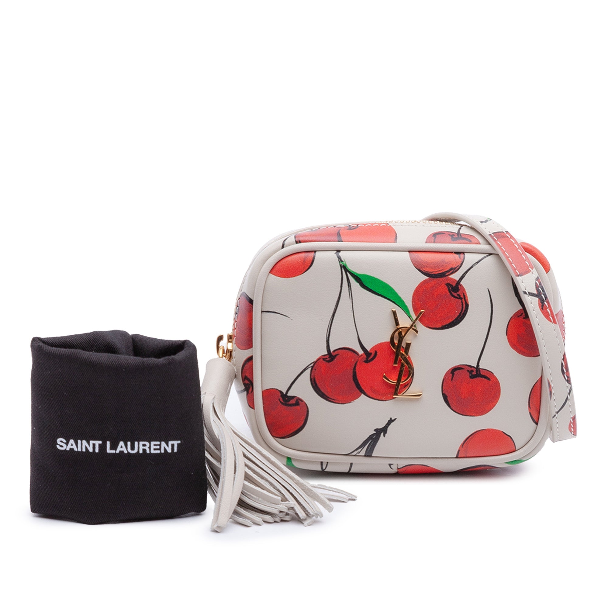 Baby Calfskin Monogram Cherry Printed Lou Camera Bag - Image 10
