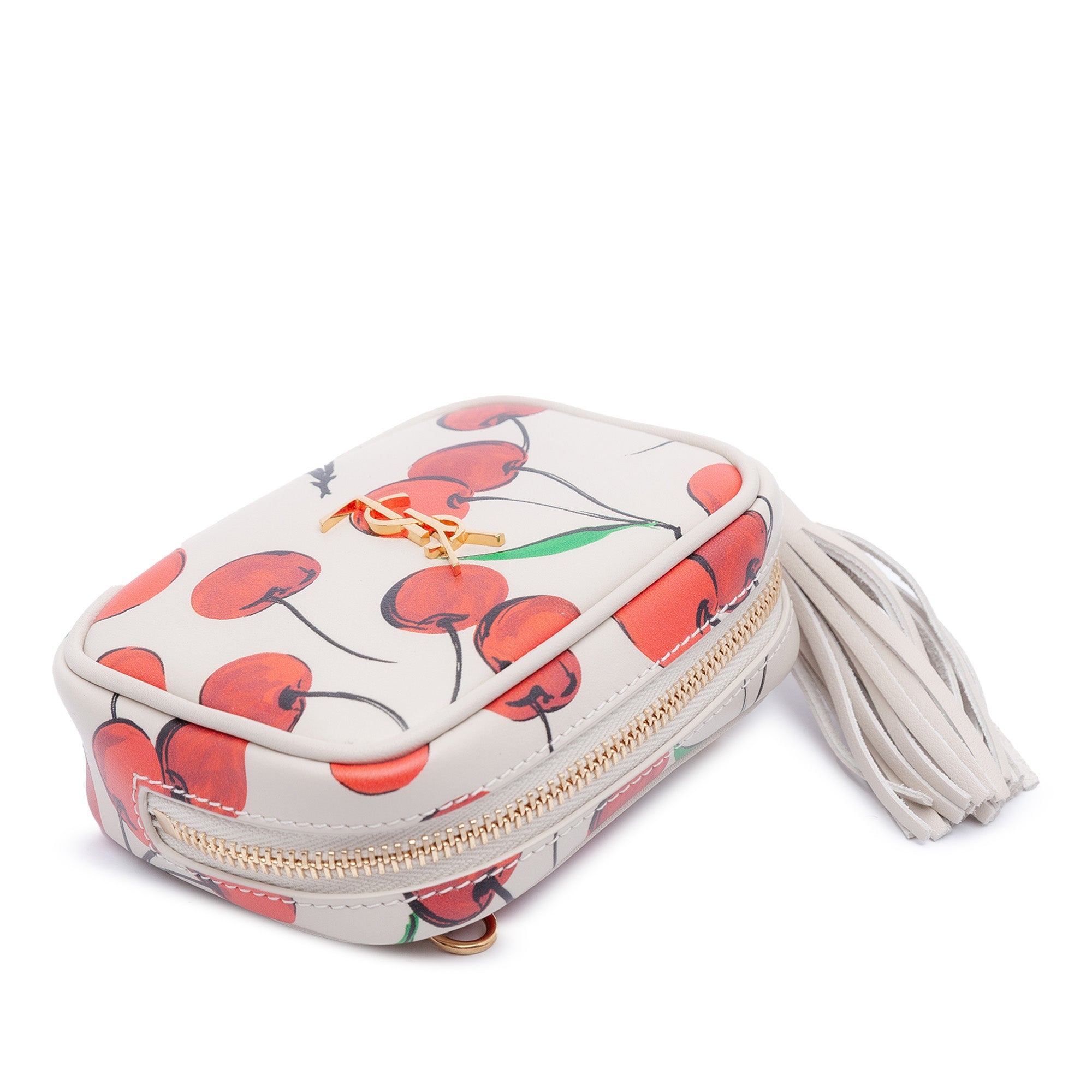 Baby Calfskin Monogram Cherry Printed Lou Camera Bag - Image 7