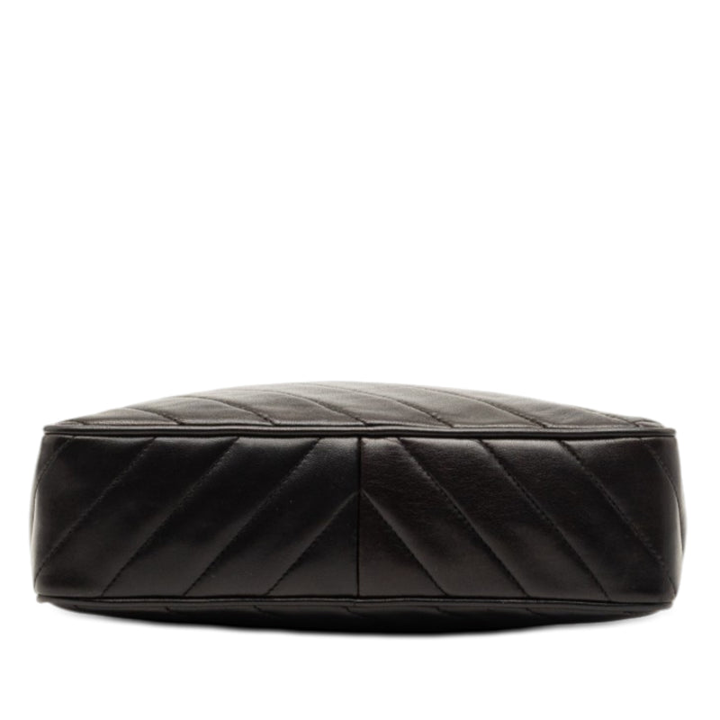 CC Diagonal Quilted Lambskin Tassel Camera Bag - Image 3