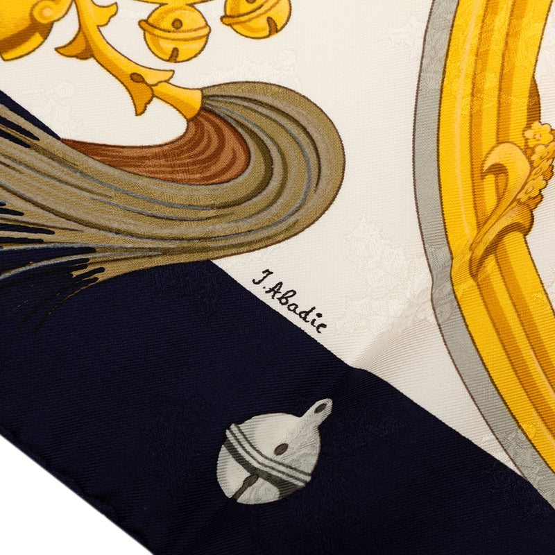 Plumes et Grelots Silk Scarf 90 - Image 4