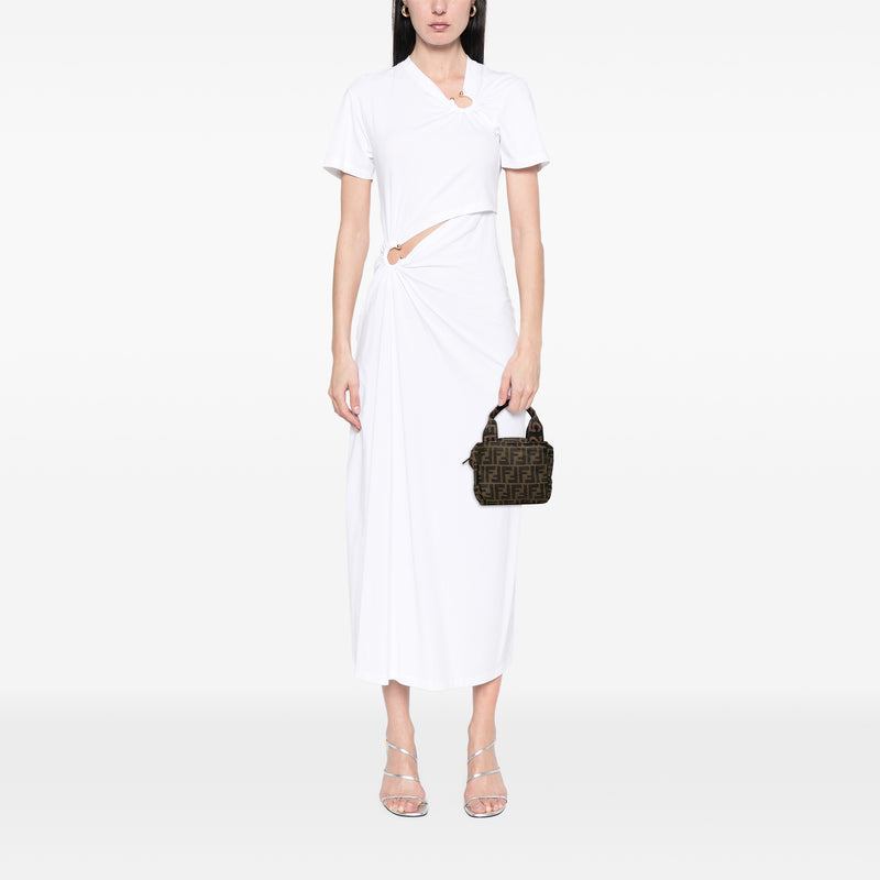 Mini Zucca Canvas Handbag - Image 6