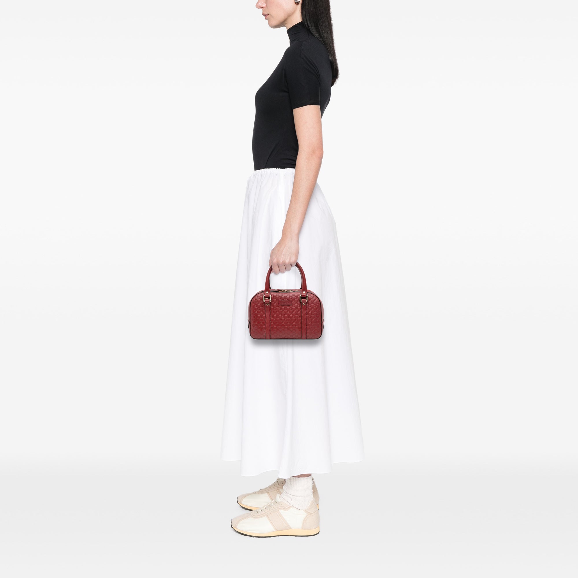 Small Microguccissima Bree Satchel - Image 10