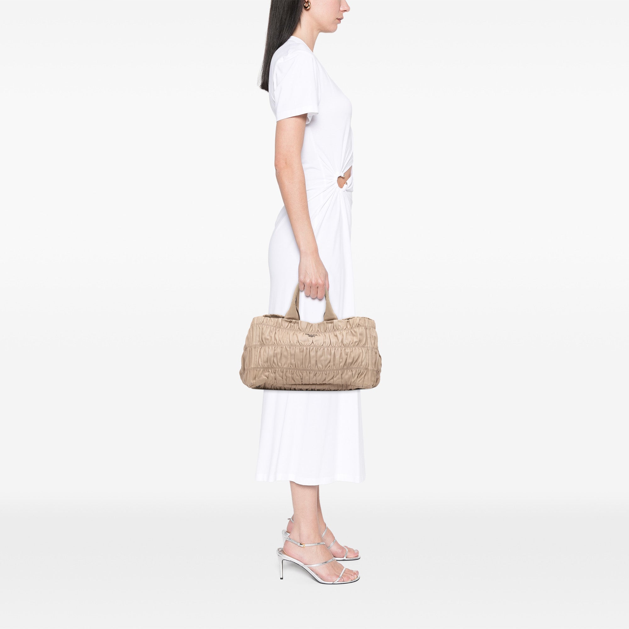 Nappa Gaufre Handbag - Image 11