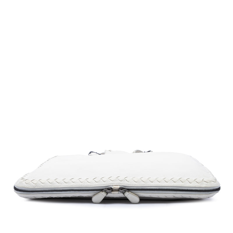 Intrecciato Trimmed Cervo Zip Around Expandable Tote - Image 3