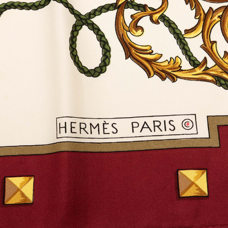 Les Cles Silk Scarf  90 - Image 2