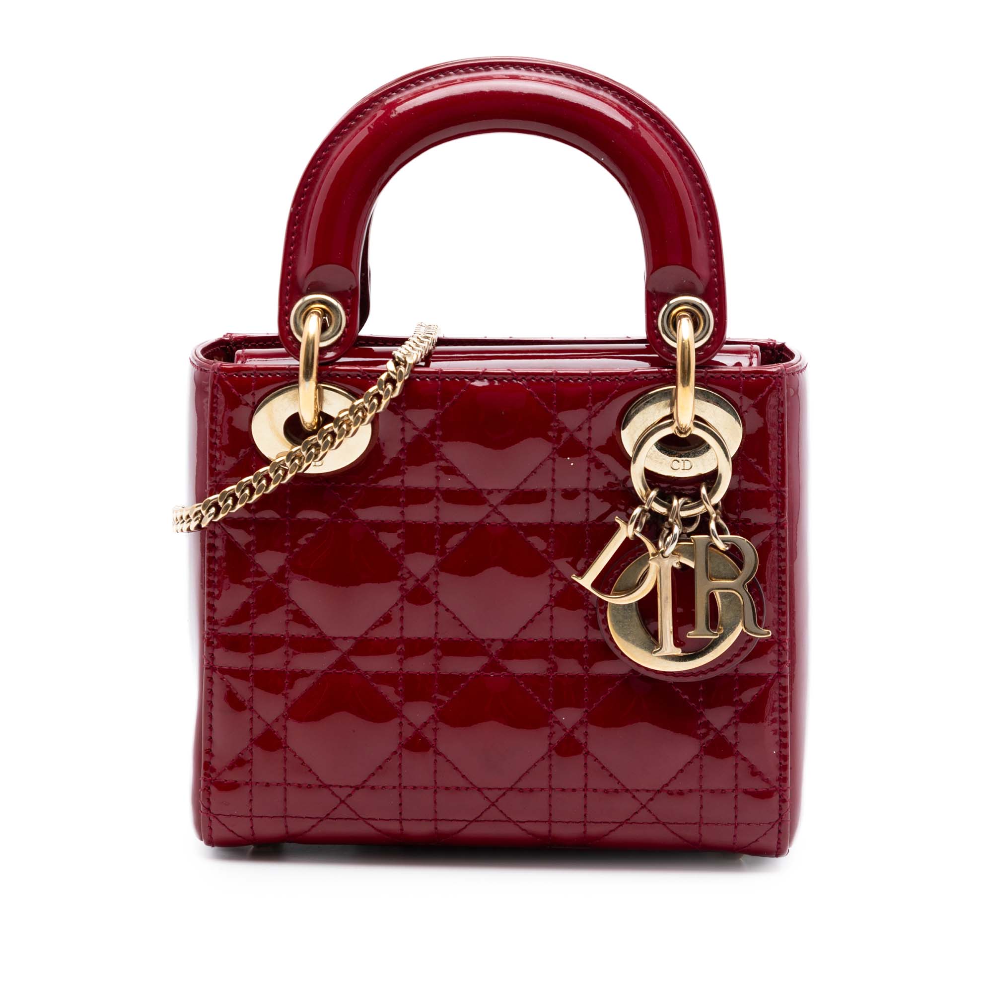 Mini Patent Cannage Lady Dior - Image 1
