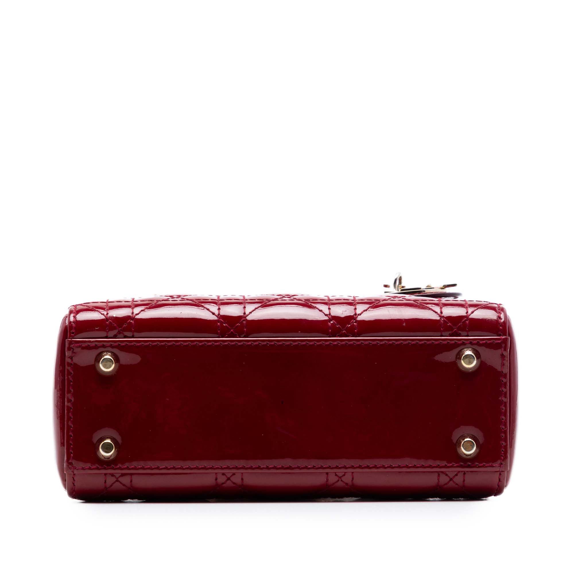Mini Patent Cannage Lady Dior - Image 3