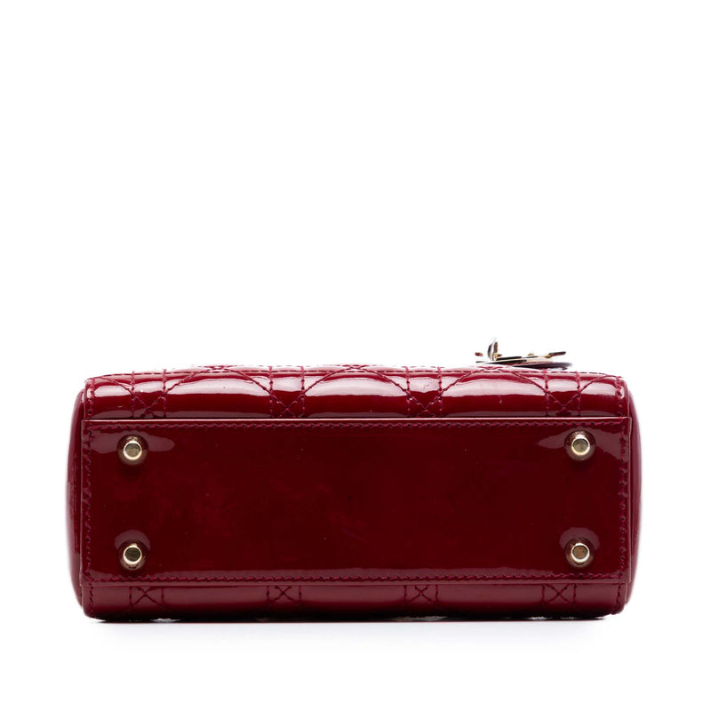 Mini Patent Cannage Lady Dior - Image 3