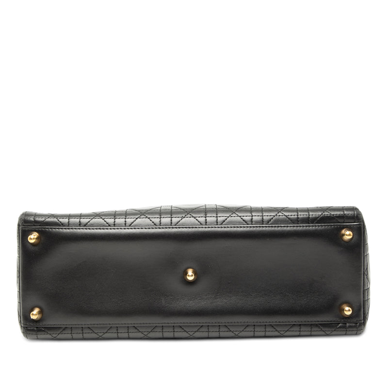 Large Lambskin Cannage Lady Dior - Image 3