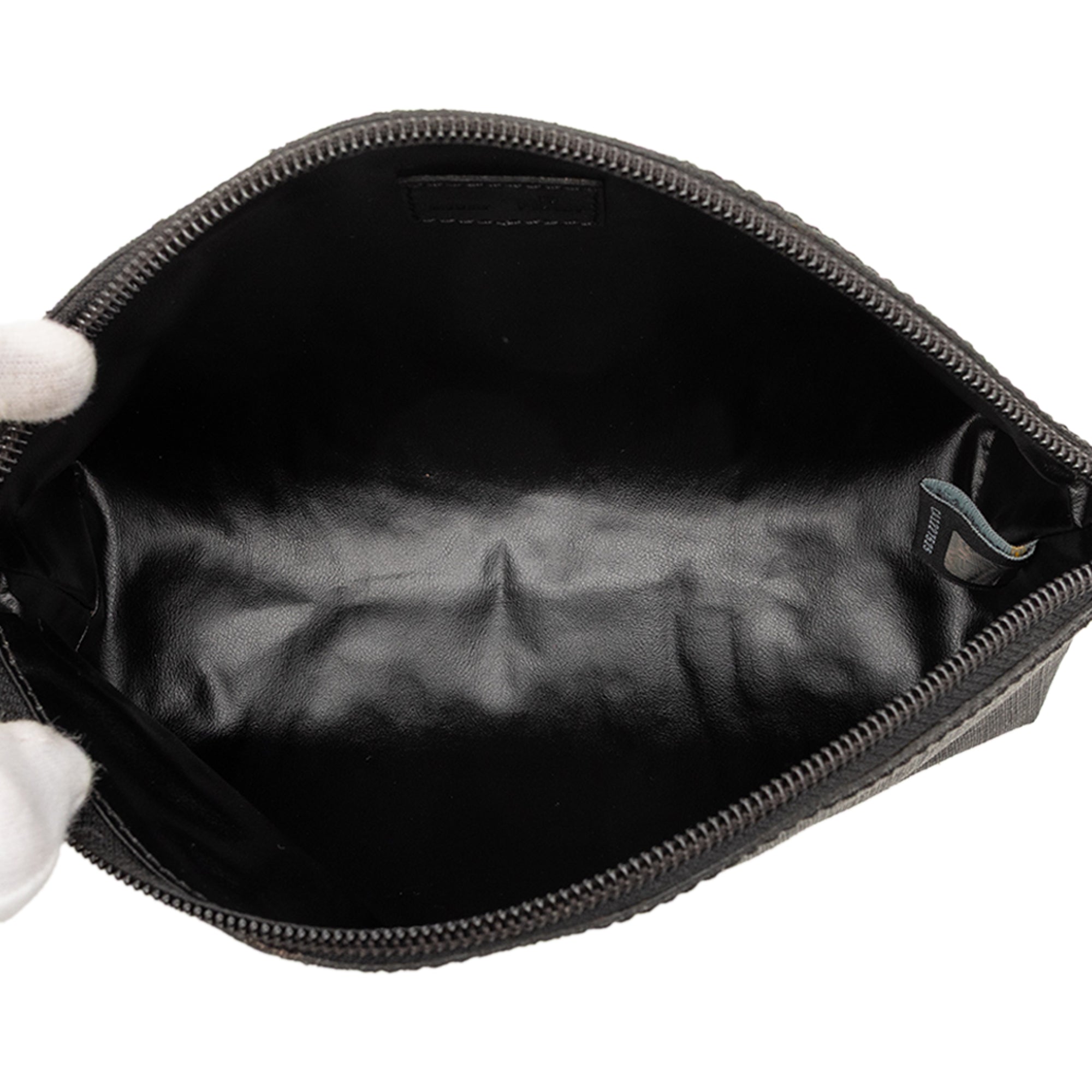 Zucca Coated Canvas Cosmetic Pouch - Image 4