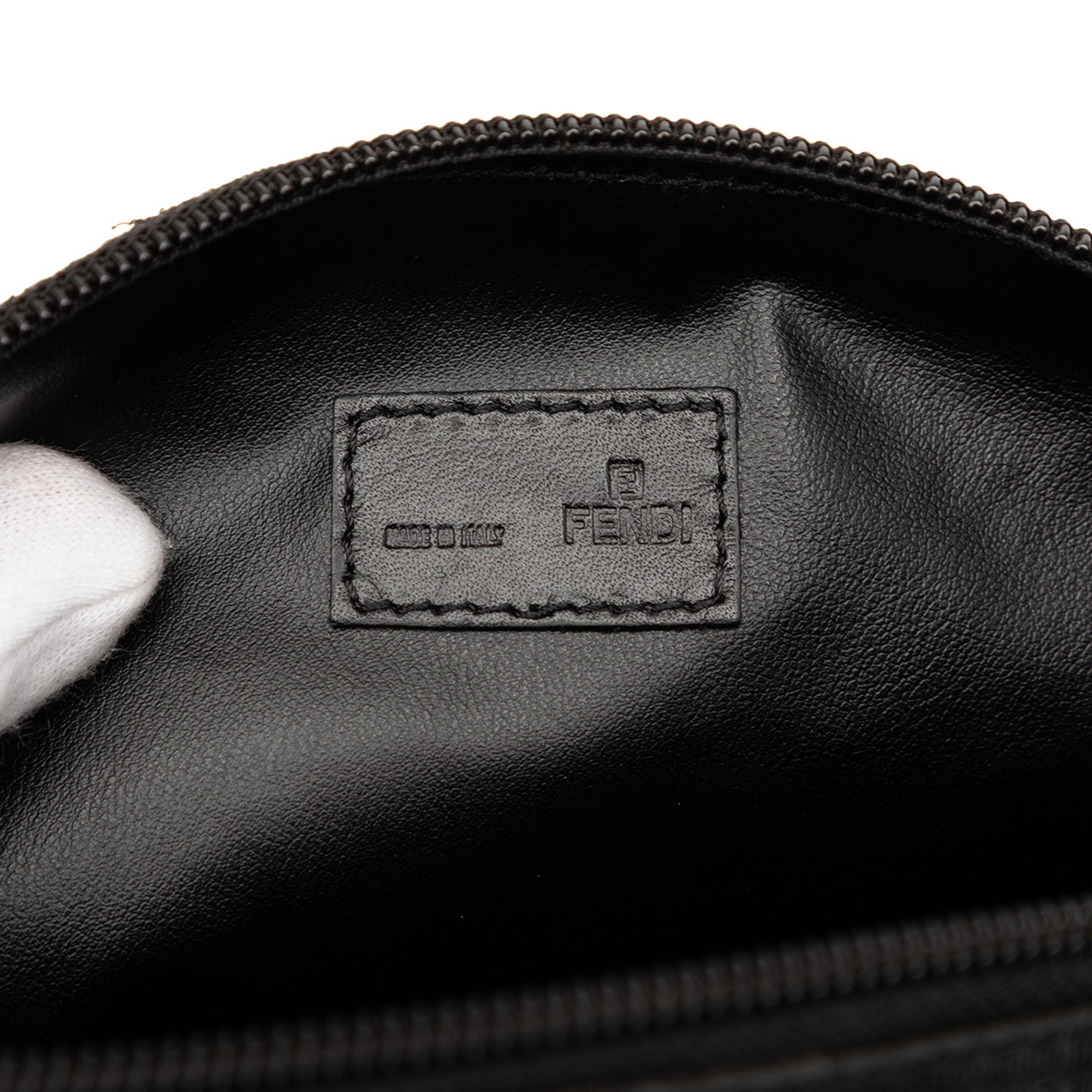 Zucca Coated Canvas Cosmetic Pouch - Image 5