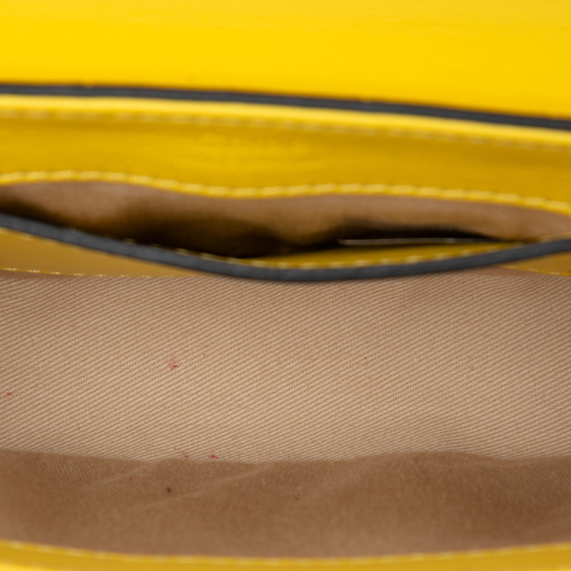 Mini Croc Embossed Calfskin C Satchel - Image 4