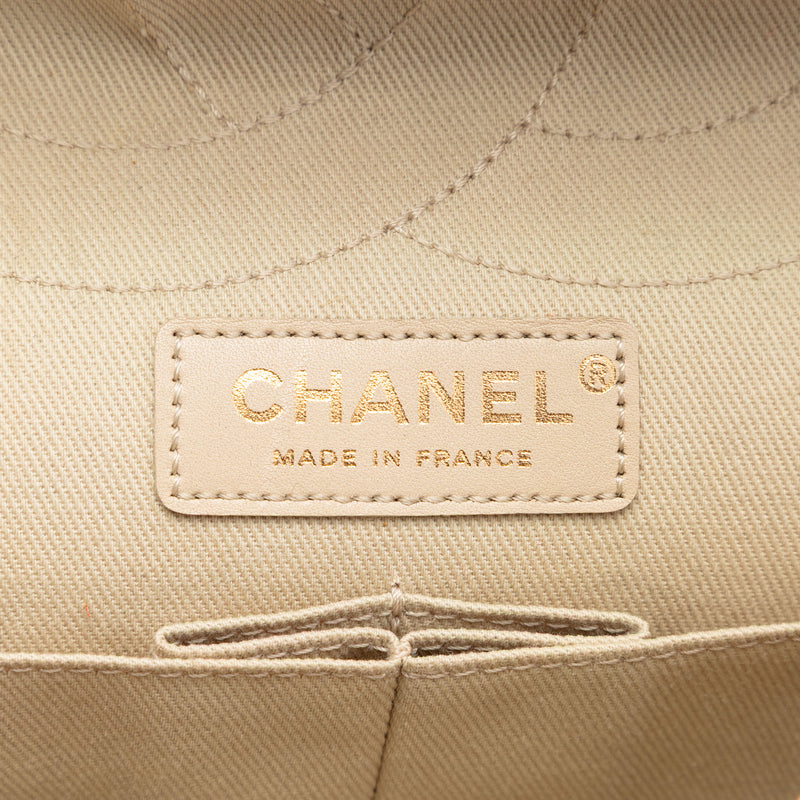 Tricolor Quilted Denim Reissue 2.55 Double Flap 227 - Image 5